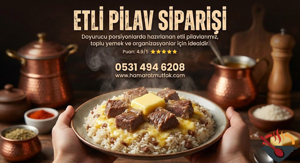 Etli Pilav Siparişi